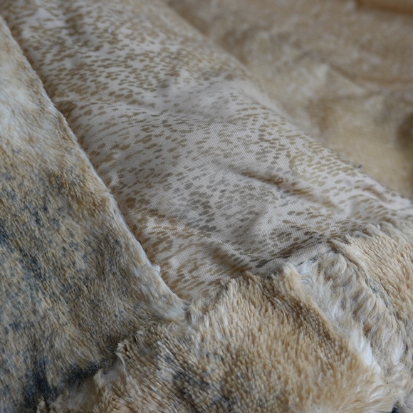 Faux Fur Cotton Blend Jacket Size S Italy designer Cappopera - Picture 15 of 15